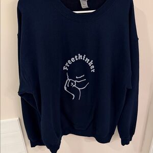 Free Thinker Navy Sweatshirt